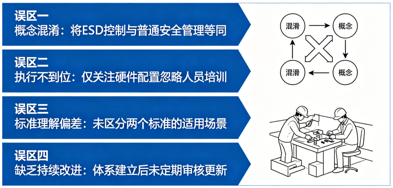 双标准ESD管理体系培训有哪些常见的误区？