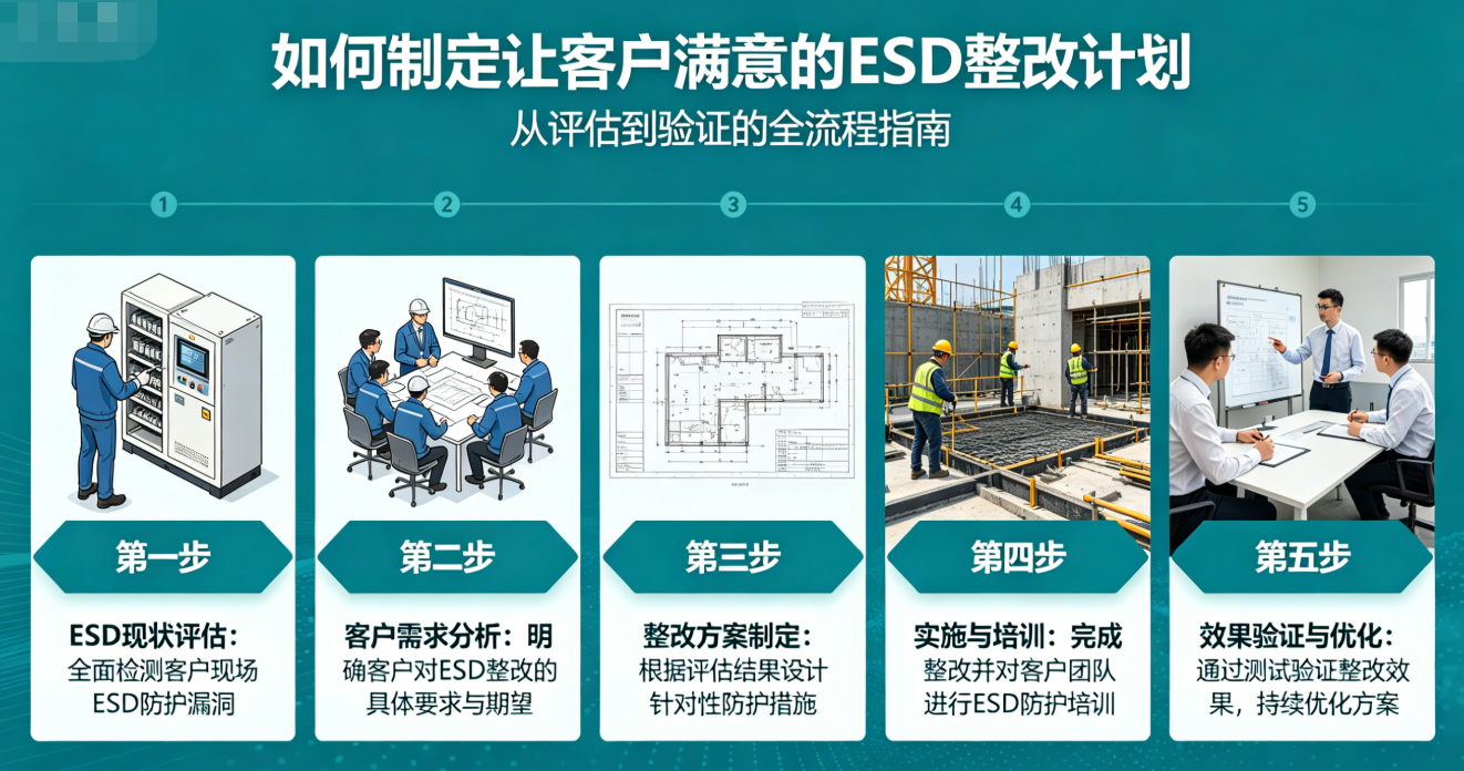 如何制定让客户满意的ESD整改计划？