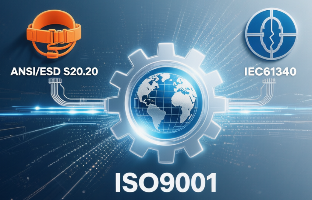 理清 ISO 9001、ANSI/ESD S20.20​ 和 IEC 61340​ 这三个体系之间的关系